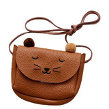 Mini Shoulder Bag Cute Cat Ear Messenger Bag Women Kids All-Match Key Coin Purse Cartoon Lovely