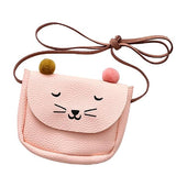 Mini Shoulder Bag Cute Cat Ear Messenger Bag Women Kids All-Match Key Coin Purse Cartoon Lovely