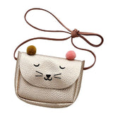 Mini Shoulder Bag Cute Cat Ear Messenger Bag Women Kids All-Match Key Coin Purse Cartoon Lovely