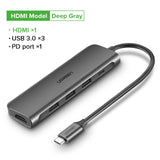 Ugreen Usb-C Thunderbolt 3 Dock Usb Type C To 3.0 Hub Hdmi Adapter For Macbook Huawei Mate 20 P20