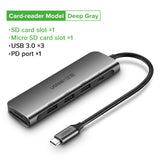 Ugreen Usb-C Thunderbolt 3 Dock Usb Type C To 3.0 Hub Hdmi Adapter For Macbook Huawei Mate 20 P20