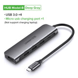 Ugreen Usb-C Thunderbolt 3 Dock Usb Type C To 3.0 Hub Hdmi Adapter For Macbook Huawei Mate 20 P20