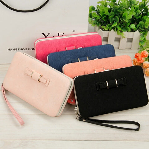2019 Women Wallets Purses Wallet Brand Credit Card Holder Clutch Coin Purse Cellphone Pocket