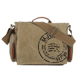 Manjianghong Vintage Men'S Messenger Bags Canvas Shoulder Bag Fashion Man Business Crossbody Bag