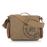 Manjianghong Vintage Men'S Messenger Bags Canvas Shoulder Bag Fashion Man Business Crossbody Bag