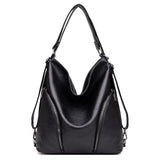 Kmffly Women Shoulder Bag Fashion Women Handbags Retro Leather Large Capacity Tote Bag Casual Pu