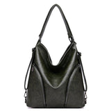 Kmffly Women Shoulder Bag Fashion Women Handbags Retro Leather Large Capacity Tote Bag Casual Pu