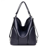 Kmffly Women Shoulder Bag Fashion Women Handbags Retro Leather Large Capacity Tote Bag Casual Pu