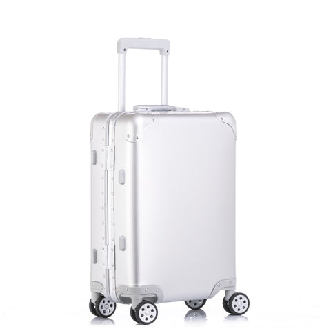 Pure Metal Full Magnesium Aluminum Alloy Suitcase For Men And Women 20/24/29 Inch Trolley Case