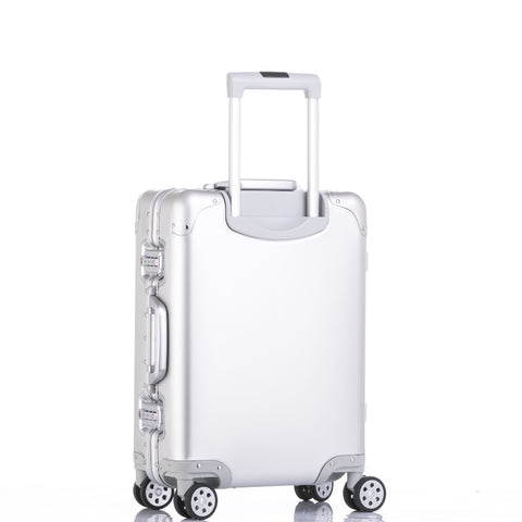 New Aluminum Tsa Suitcase Mala De Viagem Travel Trolley Luggage Spinner Koffer Valise Walizka