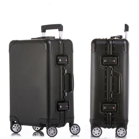 20'' 24'' 29'' Aluminum Luggage Suitcase Travel Trolley Rolling Spinner Hardsider Carry On
