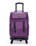 Waterproof Luggage Bag Rolling Suitcase Trolley Luggage Women Travel Backpack Bags With Wheels