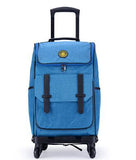 Waterproof Luggage Bag Rolling Suitcase Trolley Luggage Women Travel Backpack Bags With Wheels