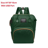 Fashion Usb Charging Mummy Diaper Bags Large Capacity Waterproof Travel Maternity Backpack Baby