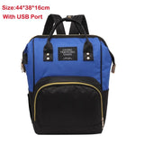 Fashion Usb Charging Mummy Diaper Bags Large Capacity Waterproof Travel Maternity Backpack Baby