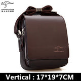 New Arrived Luxury Brand Men'S Messenger Bag Vintage Leather Shoulder Bag Handsome Crossbody Bag