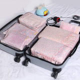 Diniwell 6 Pcs/ Set Oxford Mesh Cloth Travel Storage Bag Luggage Suitcase Pouch Bra Cosmetics