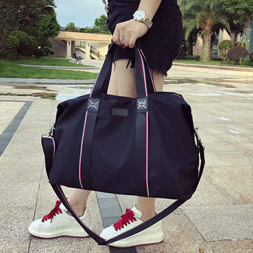 Unisex Tide Waterproof Oxford Cloth Travel Bag Short-Distance Business Travel Luggage Bag Large