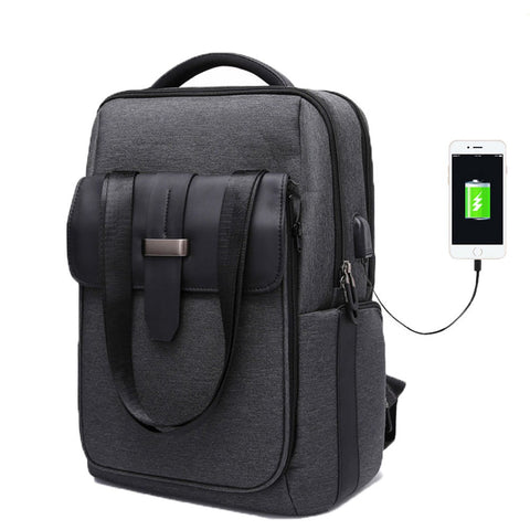 Anti-Theft Travel Backpack Waterproof Business Laptop Book School Bag With Usb Charging Port Casual