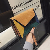 Swdf 2019 New Bags Woman Punk Colorful Shoulder Bags Girl Luxury Bolsa Patchwork Messenger Bags
