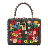 Benviched 2019 Fashion Knitting Luxury Box Bags Diamonds Genuine Leather Women Shoulder Bag Evening