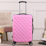 Diamond Grain Suitcase,Abs Trolley Case,24"/28"Universal Wheel Luggage,20 Inch Men And Women