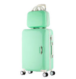 2019 Hot Abs+Pc Children'S And Women'S Favorite Trolley Suitcase Sets/8 Colors Universal Wheels