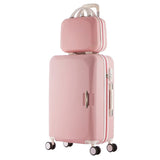 2019 Hot Abs+Pc Children'S And Women'S Favorite Trolley Suitcase Sets/8 Colors Universal Wheels