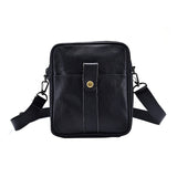 Business Men'S Genuine Leather Messenger Bag Large Capacity Real Leather Shoulder Bags Casual