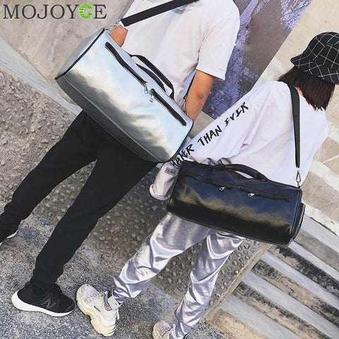 Travel Bag Pu Leather Couple Luggage Bags For Men 2018 And Women Portable Big Capacity Casual