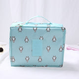 Women Makeup Bag Cosmetic Bag Case Make Up Organizer Toiletry Storage Neceser Rushed Floral Nylon