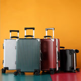 2018 New Business Mute Trolley Case Tsa Customs Lock Universal Wheel Convenient Suitcase 20/24 Inch