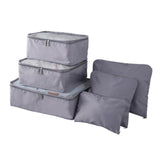Portable 6Pcs/Set Korean Style Travel Home Luggage Storage Bag Clothes Storage Organizer Portable