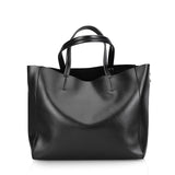 Sunny Shop 2018 Fashion 100% Genuine Leather Bag Women Top-Handle Bags Cowhide Large Capacity