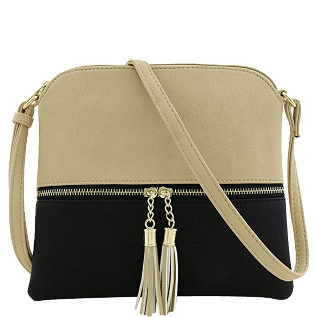 Shop New Panelled Zipper Shoulder Bags Women – Luggage Factory