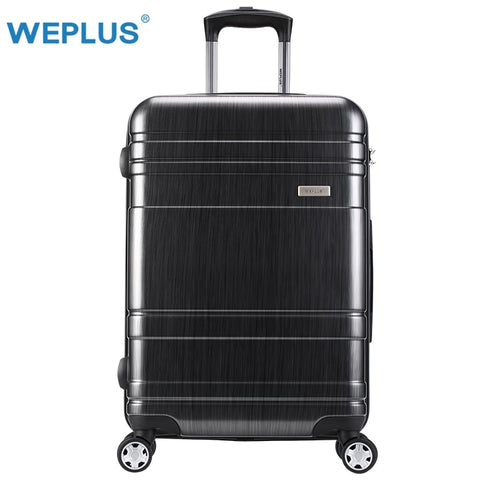 Weplus Suitcase Rolling Luggage Colourful Travel Suitcase With Wheels Tsa Lock Spinner Custom Rod