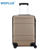 Weplus Rolling Suitcase Business Luggage Hardside Travel Suitcase With Wheels Lightweight Trolley