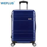 Weplus Suitcase Colourful Rolling Luggage Travel Suitcase With Wheels Tsa Lock Spinner Custom Rod