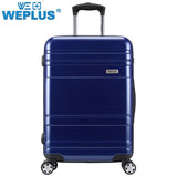 Weplus Suitcase Colourful Rolling Luggage Travel Suitcase With Wheels Tsa Lock Spinner Custom Rod
