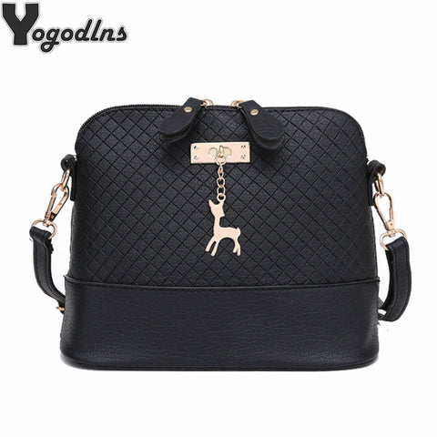 Hot Sale!2019 Women Messenger Bags Fashion Mini Bag With Deer Toy Shell Shape Bag Women Shoulder