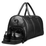 Feger Brand Fashion Extra Large Weekend Duffel Bag Big Genuine Leather Business Men'S Travel Bag