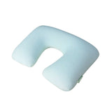 Wellhouse 1Pc Inflatable U Shape Neck Pillow Detachable Neck Cushion Washable Travel Pillow For