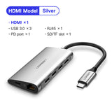 Ugreen Thunderbolt 3 Dock Adapter Usb Type C To 3.0 Hub Hdmi Type-C Converter For Macbook Huawei