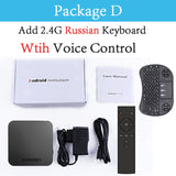 Mecool Km9 Android 8.1 Smart Tv Box S905X2 4Gb Ddr4 Ram 32Gb Rom 2.4G/5G Wifi Bt 4.1 Voice