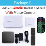 Mecool Km9 Android 8.1 Smart Tv Box S905X2 4Gb Ddr4 Ram 32Gb Rom 2.4G/5G Wifi Bt 4.1 Voice