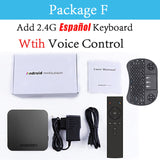 Mecool Km9 Android 8.1 Smart Tv Box S905X2 4Gb Ddr4 Ram 32Gb Rom 2.4G/5G Wifi Bt 4.1 Voice