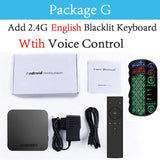 Mecool Km9 Android 8.1 Smart Tv Box S905X2 4Gb Ddr4 Ram 32Gb Rom 2.4G/5G Wifi Bt 4.1 Voice