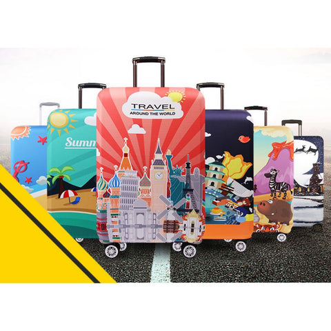 Spandex Travel Luggage Cover Suitcase Protector Bag Travel Luggage Cover Fit For 18-28 Inch Luggage