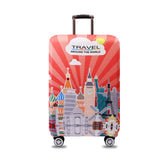 Spandex Travel Luggage Cover Suitcase Protector Bag Travel Luggage Cover Fit For 18-28 Inch Luggage