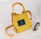 Xingming 2019 Designer Handbags High Quality Women Bag Vintage Corduroy  Shoulder Bags New Corduroy